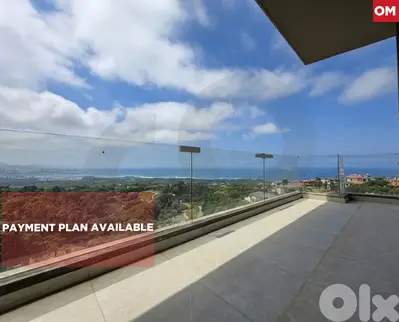 SEA & MOUNTAIN VIEW/Dawhet el Hoss, Aley/ دوحة الحص/ REF#OM135639 !