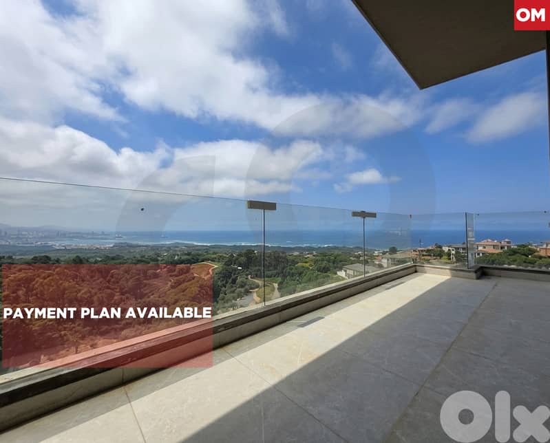 SEA & MOUNTAIN VIEW/Dawhet el Hoss, Aley/ دوحة الحص/ REF#OM135639 ! 0