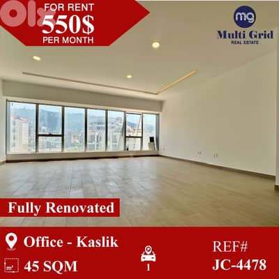 JC-4478 / Office for Rent in Kaslik , مكتب للايجار في الكسليك