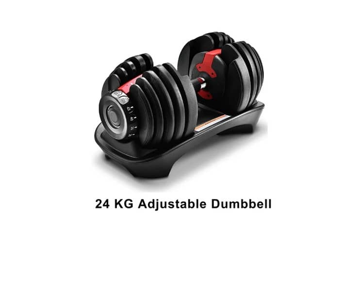 24KG adjustable dumbbells. 0