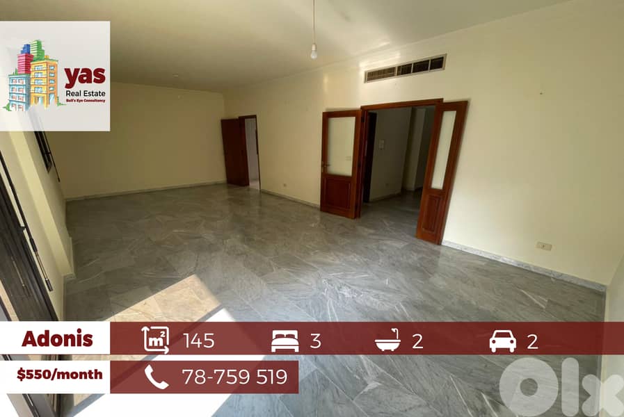 Adonis 145m2 | Well Maintained | Rent | Calm Area | JA | 0