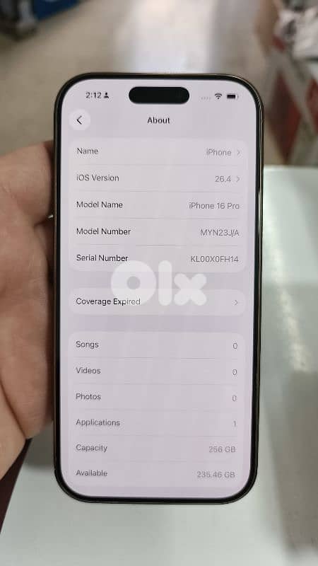 iphone 16 pro 256gb used like new 2