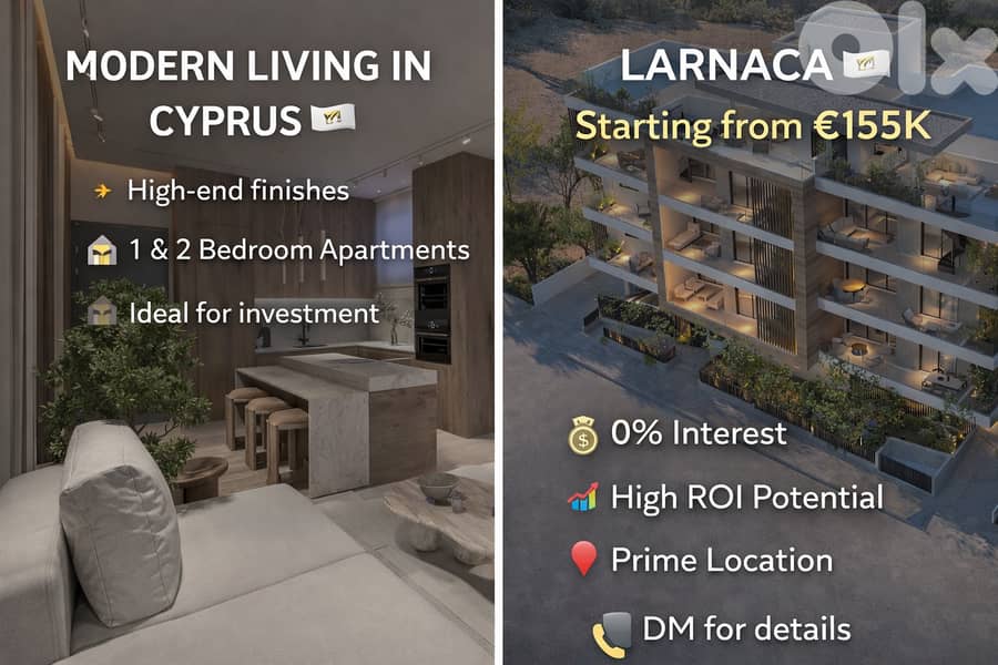 Lux, Prime location 65m2 + Storage+parking+Payment Facilities Larnaca 0