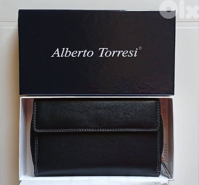 New Soft Real Leather Woman Wallet - Made in Italy 0