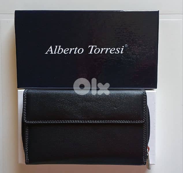 New Soft Real Leather Woman Wallet - Made in Italy 1