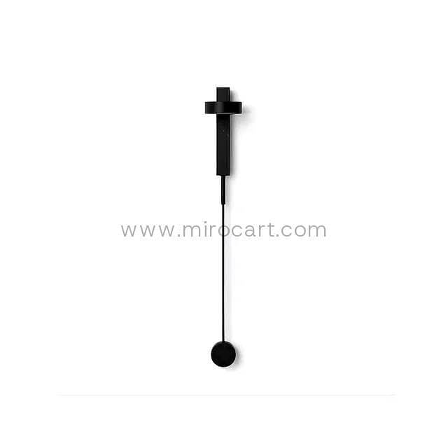 Rotating LED Wall Sconce — Matte Black Reading Light 9