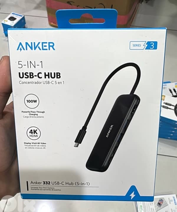 Anker 332 Usb-c Hub (5 in 1) Black A8355H11 0