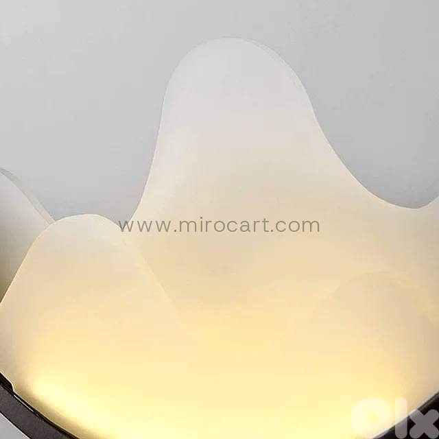 Circular LED Pendant Light — Matte Black & Acrylic 9