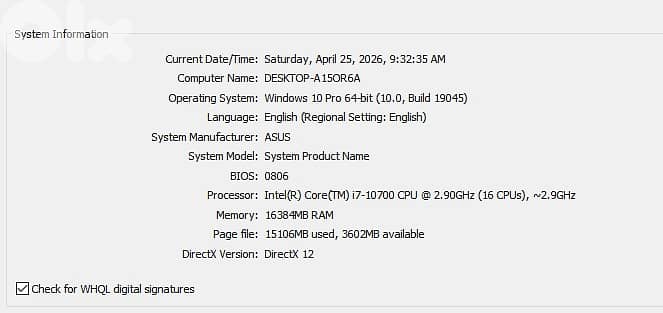 GAMING PC  + MONITOR  NVIDIA GeForce RTX 3060 Intel Core i7 5