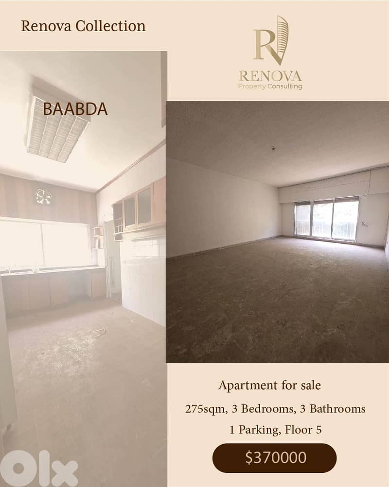 Apartment for sale in Baabda 0