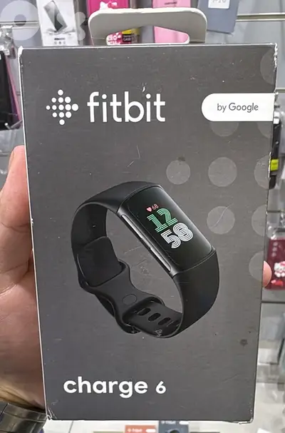 Fitbit Charge 6 Black Case,obsidian band