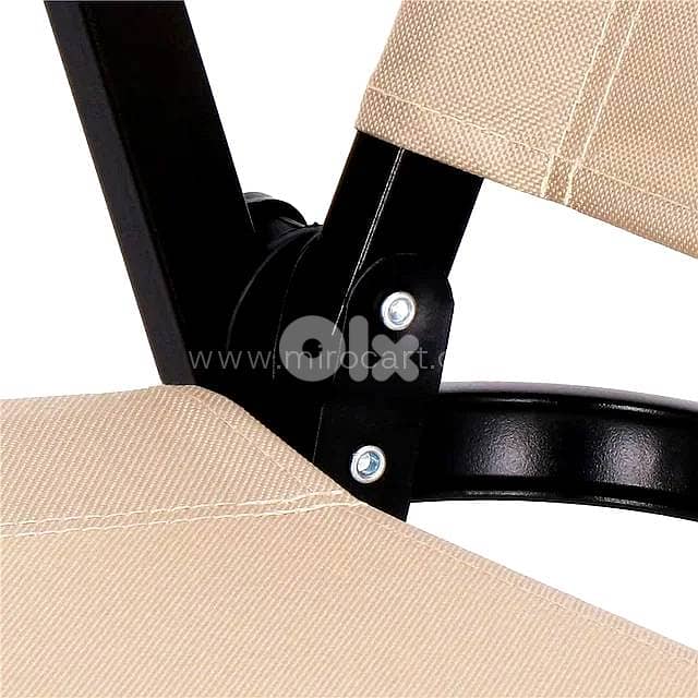 Folding Outdoor Chair — Sand & Beech Wood 10