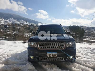Land Rover Vogue autobiography + golden plate number