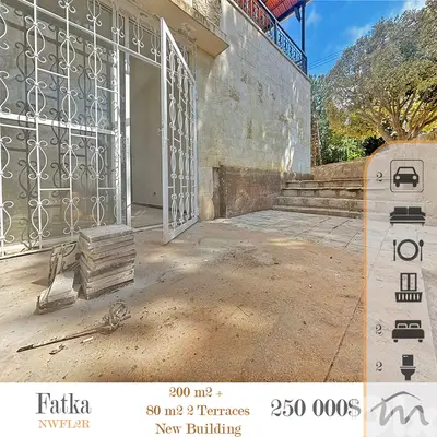 Fatka | 200m² + 2 80m² Terraces | New Building | 7 Minutes to Highway
