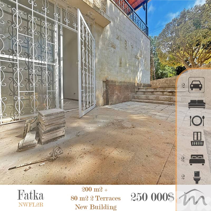Fatka | 200m² + 2 80m² Terraces | New Building | 7 Minutes to Highway 0