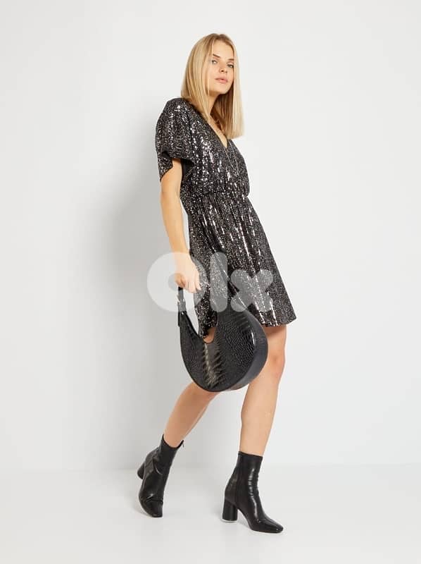 NEW KIABI SEQUIN DRESS IN TAG 4