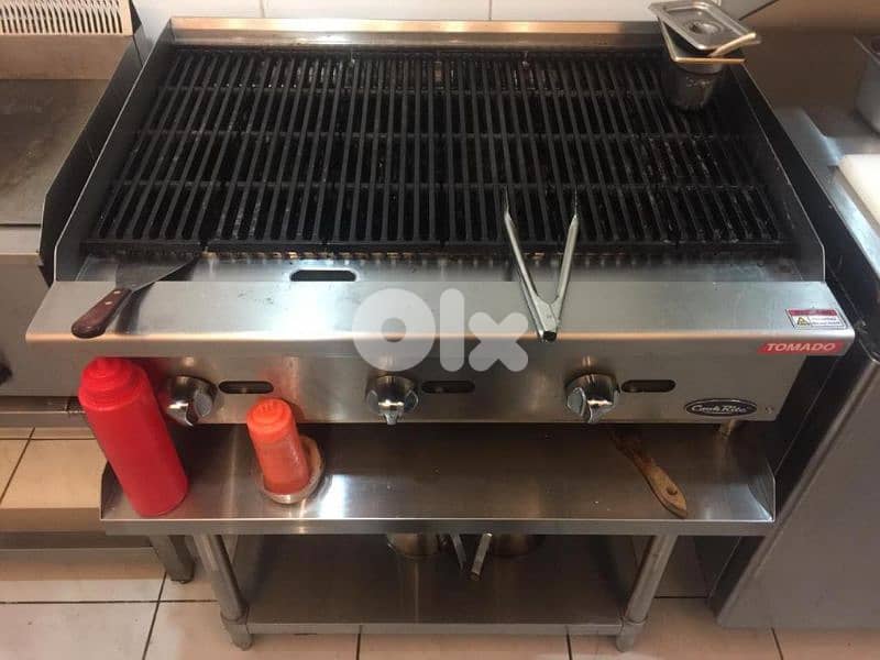 charcoal grill 90 cm 0
