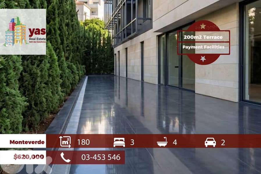Monteverde 180m2 | 200m2 Terrace | Prime Location | Pyt Facilities |OH 0