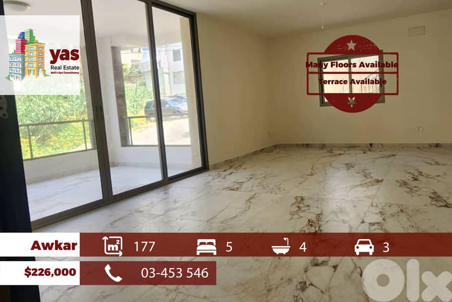 Awkar 177m2 | Terrace | Brand New | Calm Area | Catch | MA 0