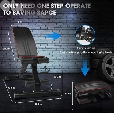 Bench adjustable heavy duty hold up to 250kg