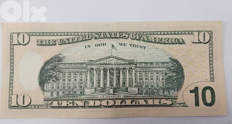 Uncirculated Star Ten USD Banknote 1