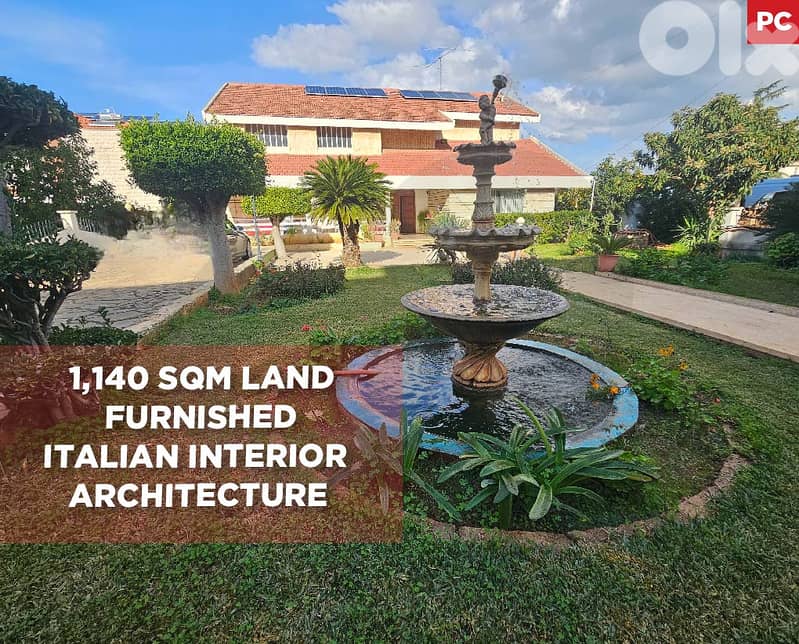 Fully furnished 630 sqm standalone villa IN ZGHARTA ! REF#PC130876 ! 0