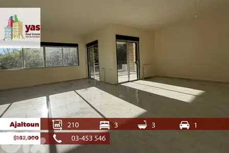 Ajaltoun 210m2 | Renovated Flat | Prime Location | Calm Street | EL/DA