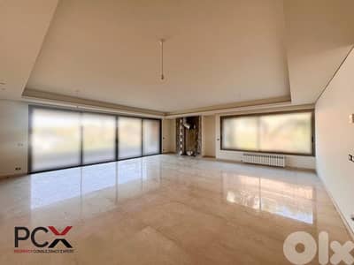 Apartment for Sale in Yarzeh | Spacious | Luminous | Mountain View