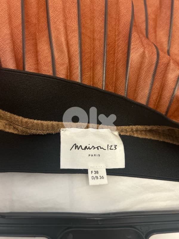 Maison 123 paris leather dress 2