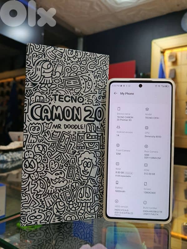 tecno camon 20 premier Mr. Doodle edition 2