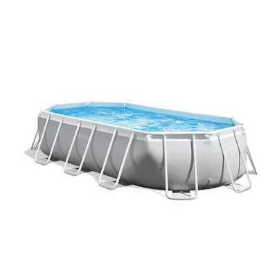 Intex Prism Frame Oval Pool Set 503x274x122 CM - طقم حمام سباحة بيضاوي