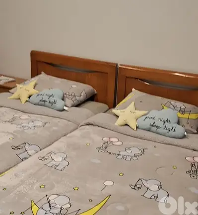 two single beds