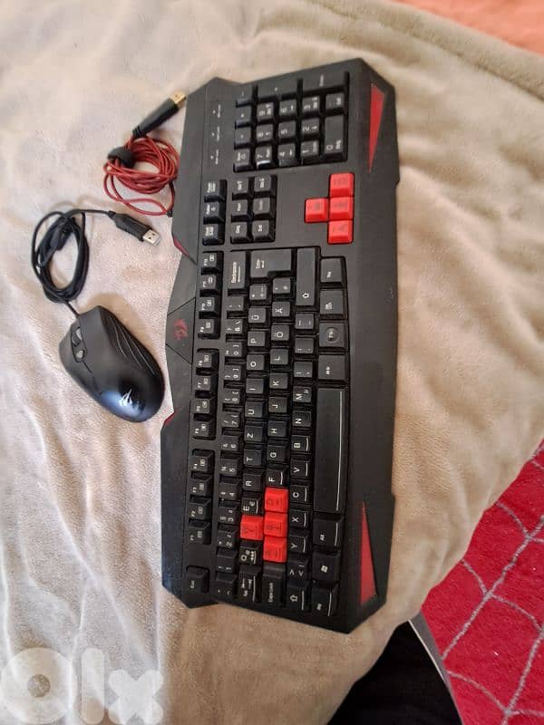 red dragon S101 gaming keyboard + Havit MS1006 gaming mouse. 0