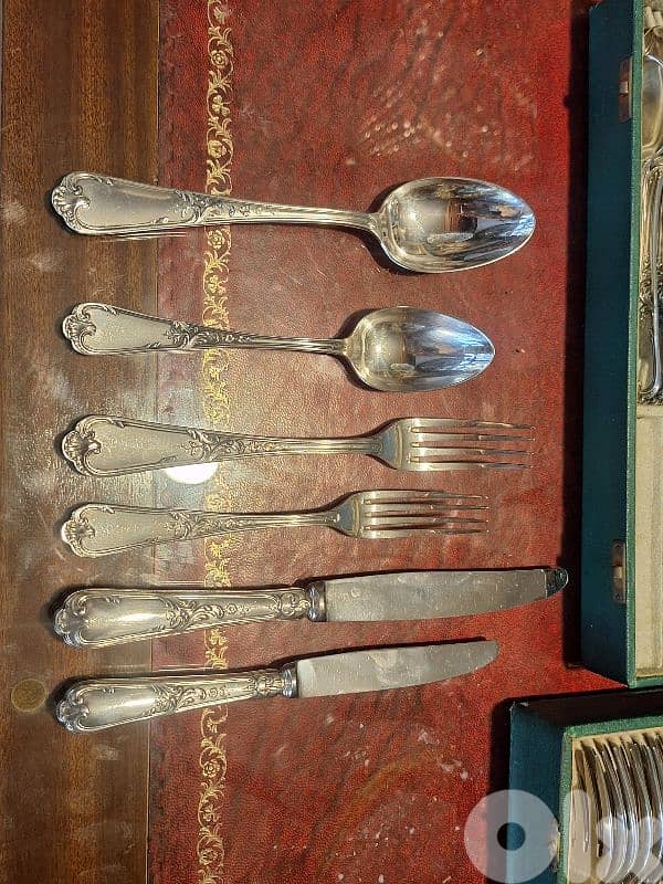 Louis xv ercuis french cutlery set 74 pieces 3
