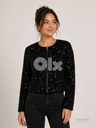 worn ONCE LIKE NEW SEQUINED