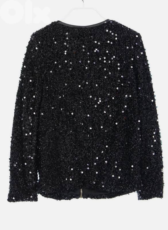 worn ONCE LIKE NEW SEQUINED 5