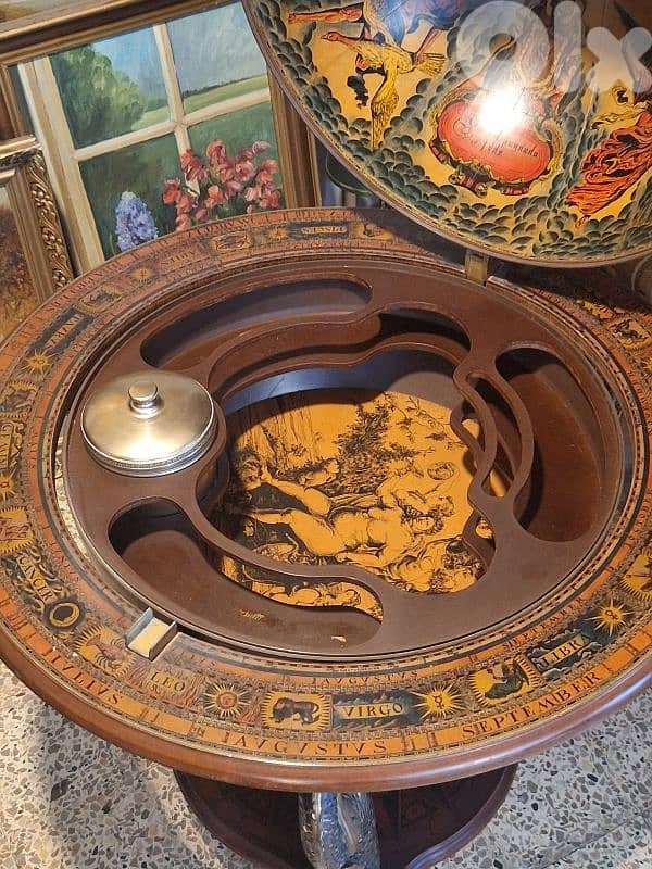 large italian unique globe bar 4