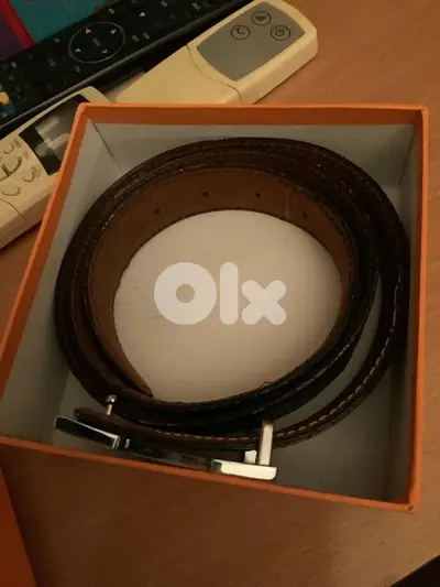 Hermes belt real leather made in france