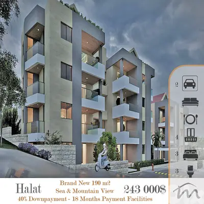 Halat | 40% DOWNPAYMENT, 18 MONTHS PAYMENT FACILITIES | Open Sea View