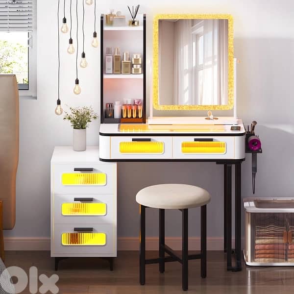 Sogesfurniture Rgb Makeup vanity 0
