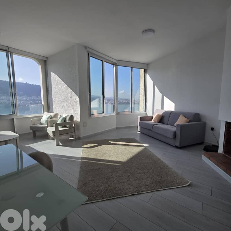 Aqua Marina 1 Tabarja | 50m² Renovated | 11th Floor Panoramic Sea View 2