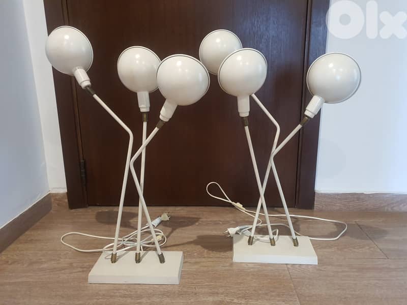 Set of 2 adjustable lamps 0