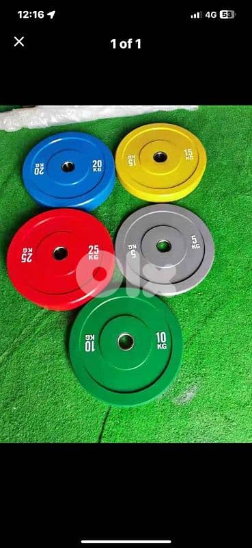 Bumper plate very good quality 0