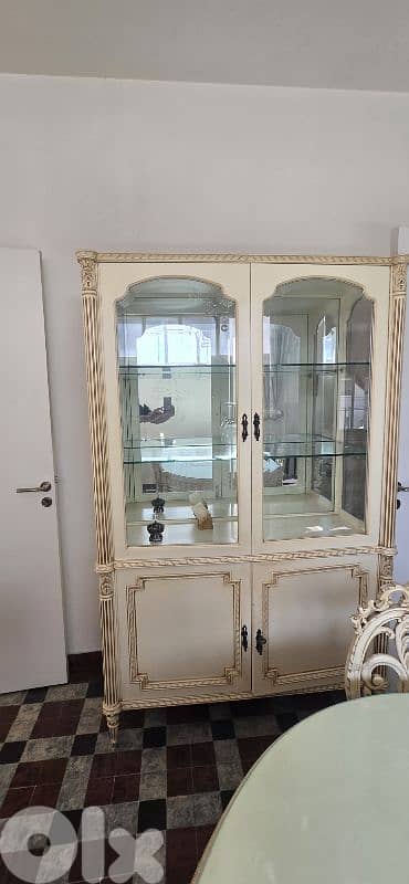 Antique Dining table 8 chairs 7