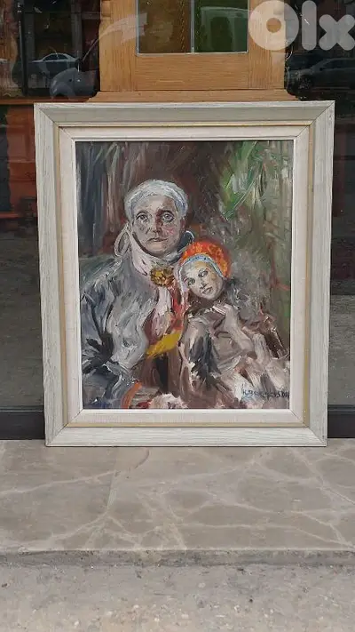 لوحة رسم زيتي اوروبية