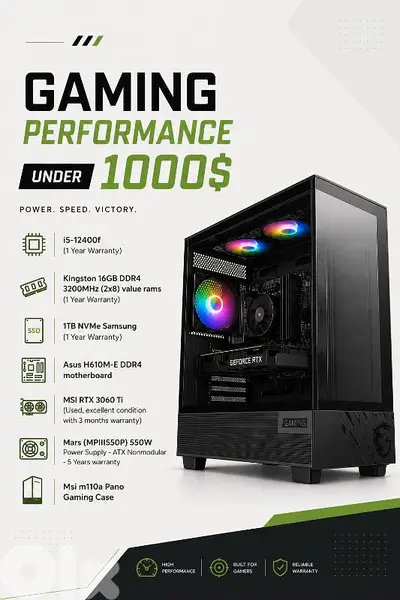 Gaming Pc (Brand New)