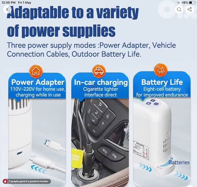 Portable oxygen concentrator 2