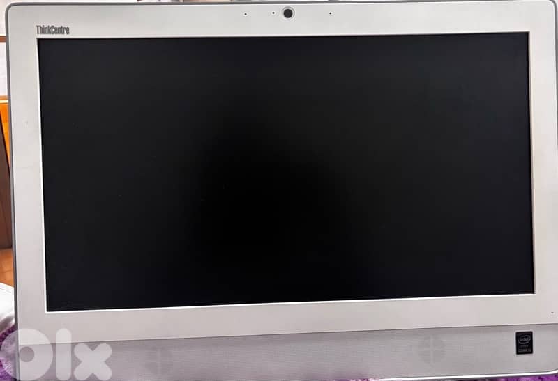 Lenovo ThinkCentre All-in-One PC + Keyboard – Good Condition 0