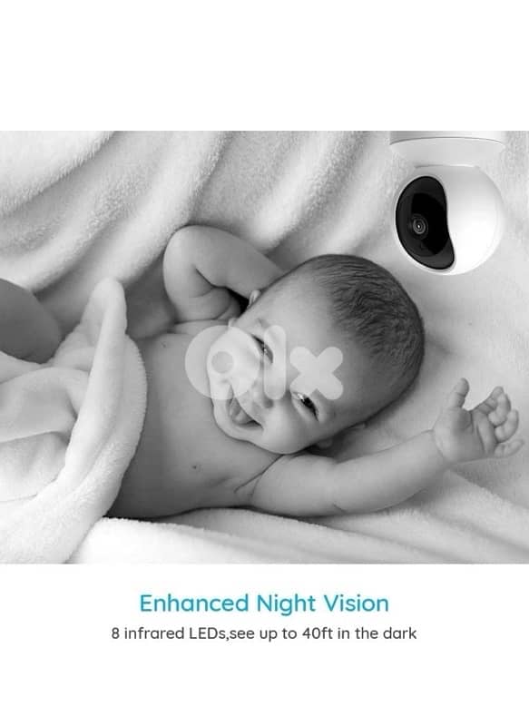 Reolink WIFI IP Camera Indoor E1 3MP Pan Tilt Baby Monitor 4