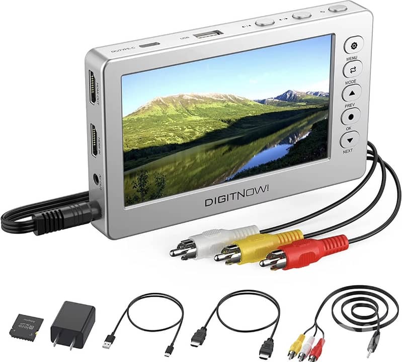 DIGITNOW Digital-to-Analog Converter, Silver V102-Silver 5 inch screen 0